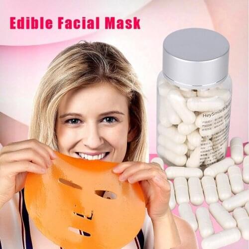 Collagen Active Peptide Crystal Mask Moisturizing Transparent Fruit And Vegetable Mask Anti-Aging Pore Shrinking Capsule Mask