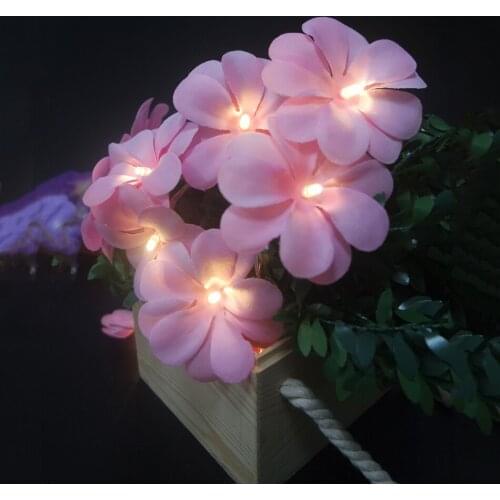 Fashion Handmade Flower Garland Light String 1.5Meter 10leds,Wedding Flower Light decoration,Holiday Lighting,Party supplies