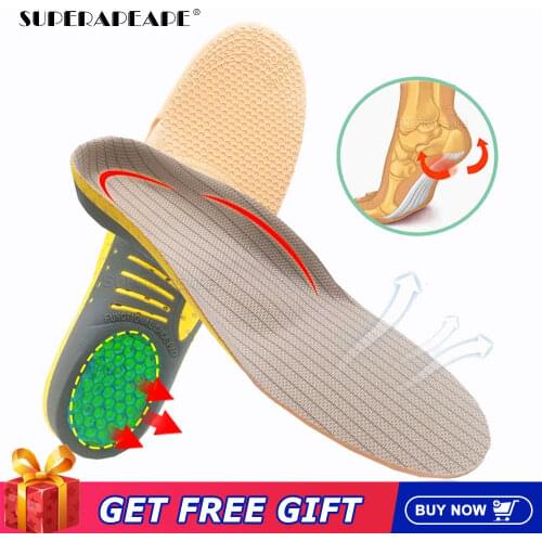 PVC EVA Orthopedic Insoles Orthotics flat foot Sole Pad for Shoes insert Arch Support pad for plantar fasciitis Orthotic Insole