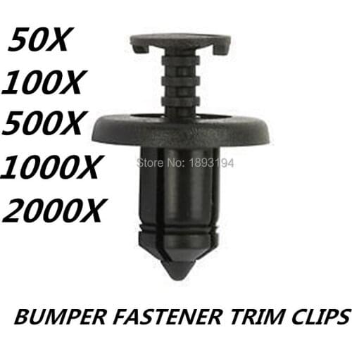 50/100/500/1000/2000 BUMPER FASTENER TRIM CLIPS PLASTIC FOR RENAULT CLIO LAGUNA MEGANE ESPACE MODUS FOR NISSAN Micra 01515-00QAB