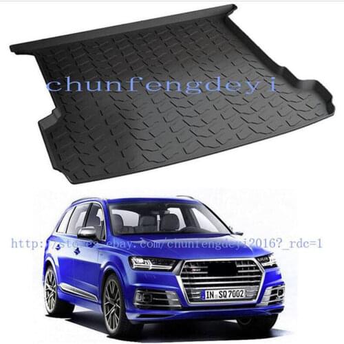 Fit FOR Audi Q7 2016-2017 WATERPROOF RUBBER TRUNK CARGO COVER FLOOR MAT 1pcs