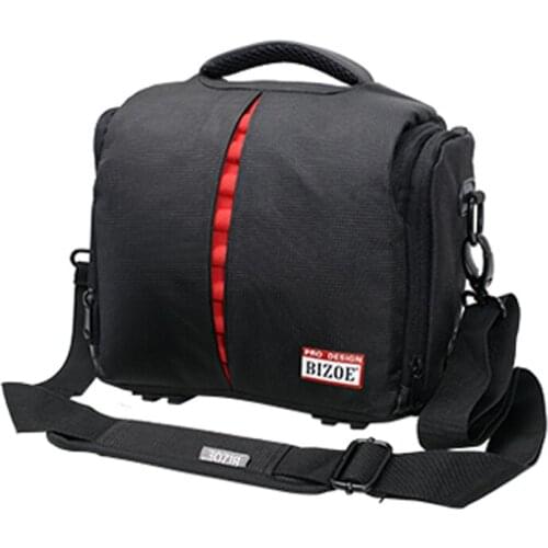 BIZOE Photo Backpack DLSR Camera Bag For Canon EOS Nikon Sony Panasonic Olympus OMD Fujifilm Camera Backpack Lens Pouch Shoulder