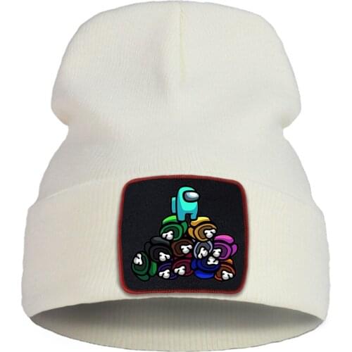 Blue Sus Killed All The Impostors Print Beanie Caps Quality Simple Knitted Hat Outdoor Casual Unisex Hats Creativity Fashion Cap