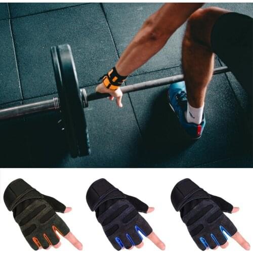 Sport Dumbbell Fitness Breathable Anti-slip Half Finger Protection Unisex Gloves dumbell weights pesas gimnasiosurf