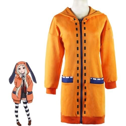 Crazy gambling deep huang quanjo luna cosplay long jacket huang quanjo Jo nai plays a full set of clothes