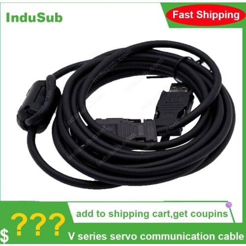 JEPMC-W6003-01-E JEPMC-W6003-02-E JEPMC-W6003-03-E J Suitable V series servo Communication Cable Magnetic ring 1m 2m 3m