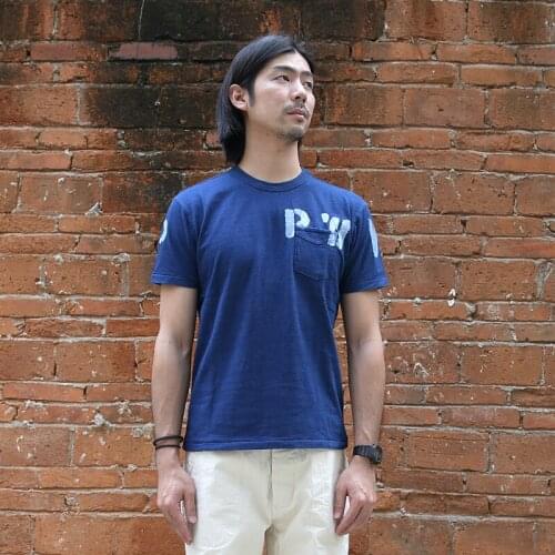 Bronson WW2 PW Pocket Tee Vintage Prison Style Short Sleeve T-Shirts Natural