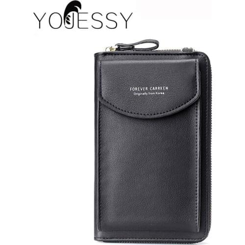 YOJESSY Women Bag Phone Pu Leather Ladies Crossbody Bags Purse Female Messenger Bag