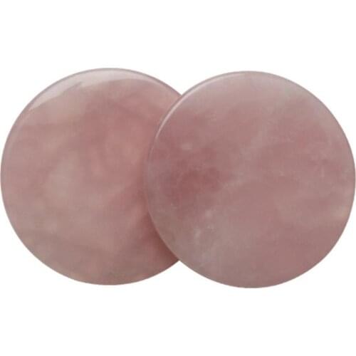 1Pcs Pink Crystal Jade Stone Holder Grafting Tool Lash Glue Adhesive Pallet For Eyelash Extension Eyelashes Makeup