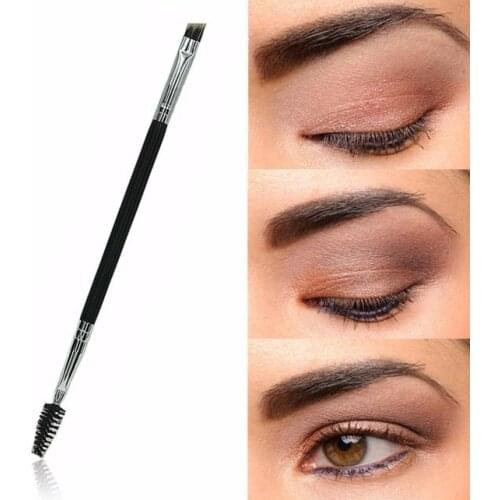 1Pcs Double Head Eyebrow Brush+Eyebrow Comb Beauty Eyebrow Brush Professional Makeup Brushes for Eye Brow Brush Blending Eye 210