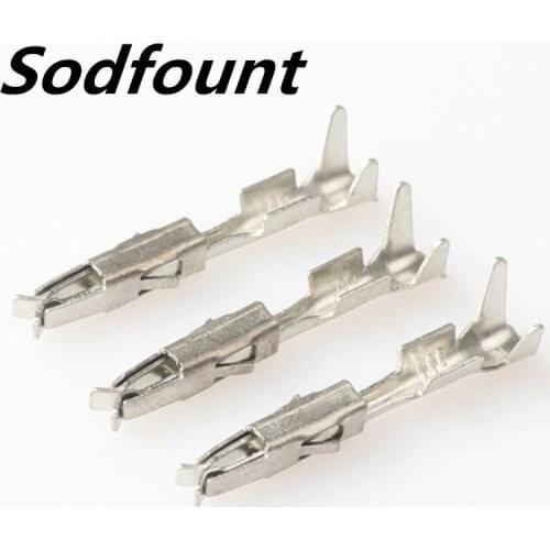 100pcs H62 brass tinned 1.5mm male automotive terminal,connector terminal crimping terminal DJ623-E1.5A