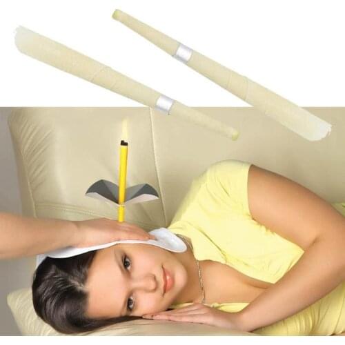2pcs Ear Candling Ear Candle Therapy Coning Beewax Natural Candling Therapy Body SPA Ear Nursing Tool