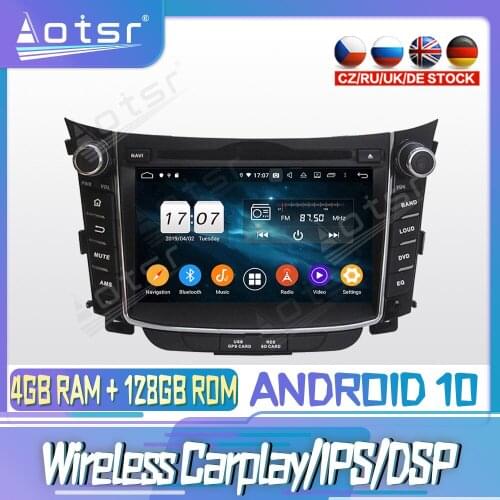 Android 10 PX6 128G For Hyundai ELANYTRAI30 2011-2014 DVD GPS Navigation Auto Radio Stereo Video Multimedia Player HeadUnit 2din