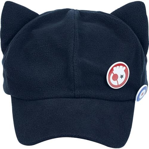 Anime Evangelion Eva Asuka Risoli Cosplay Cat Ear Cap Cap and Badge Cute Cap 2021