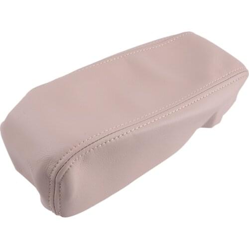 Beige Car Armrest Box Cover Center Console Lid Protector Skin Fit for Toyota 4Runner 1996 1997 1998 1999 2000 2001 2002