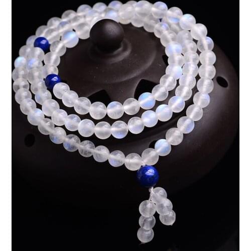 JoursNeige Moonlight Natural Stone Bracelets Round Beads Bracelet Lucky for Men Women Wrist Crystal Bracelet Multilayer Jewelry