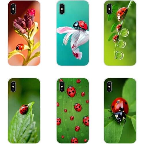 For Huawei Honor 4C 5C 6X 7 7A 7C 8 9 10 8C 8S 8X 9X 10I 20 Lite Pro four leaf clover ladybug daisy Accessories Phone Skin Cover