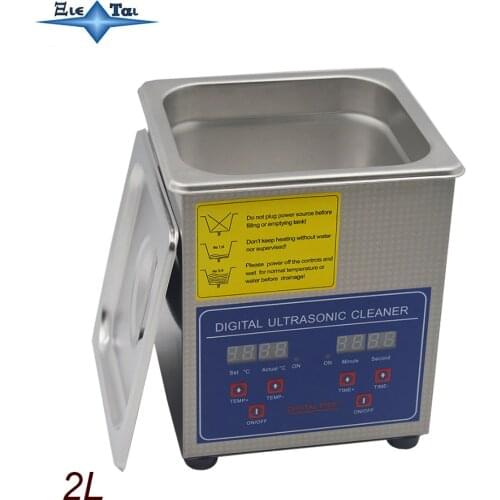 Hot sale Globe 110V/220V PS-10A 60W Digital heated Ultrasonic Cleaner 2L C with free basket