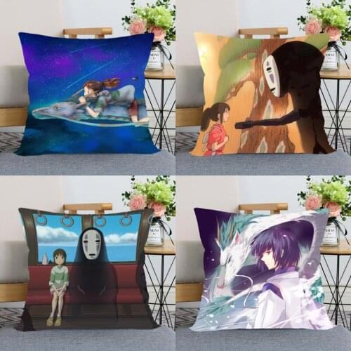 Nice Spirited Away Pillowcase Wedding Decorative Pillow Cover New Arrival Custom Gift (One Sides) Printed Pillow Cases 0511