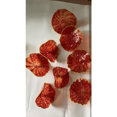 Colorful Murano Art Glass Wall Lights with LED Bulbs Stylish Glass Mounted Wall Lamp Light