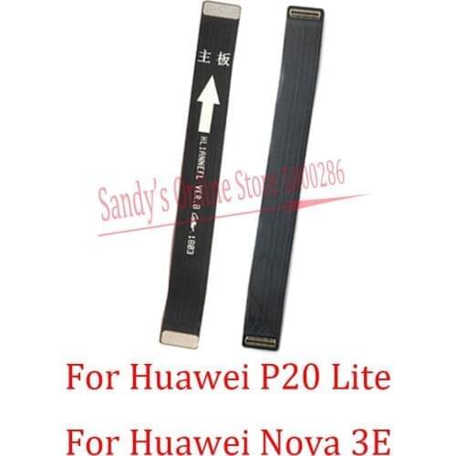 New Main Board Motherboaard Connect LCD Ribbon Flex Cable For Huawei P20 Lite P20lite Nova 3E Mainboard USB Charging Connector