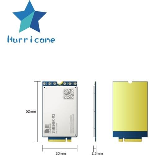 SIM8200EA-M.2 Multi-Band 5G NR/LTE-FDD/LTE-TDD/HSPA+ module which supports R15 5G NSA/SA up to 4Gbps data transfer