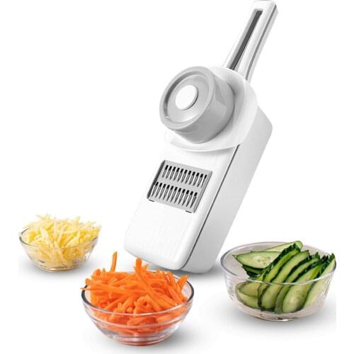 Multifunctional Kitchen Slicer Hand Protection Multiple Blade Automatic Storage ABS Slicer Kitchen Tool