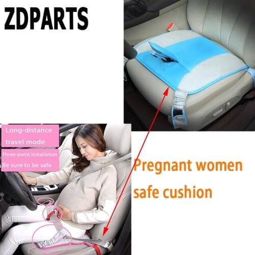 ZDPARTS Car Seat Cover Cushion For Pregnant Woman Safe Pad For Mercedes Benz W203 W204 211 AMG Smart Starline A93 Citroen C4 C5