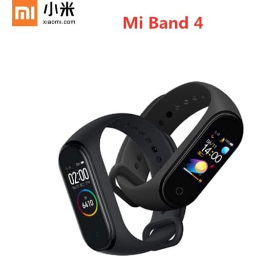 Original Xiaomi Smart Mi Band 4 Bluetooth 5.0 Heart Rate Monitor Sport AMOLED Color Touch Bracelet Water Resistant Wristband