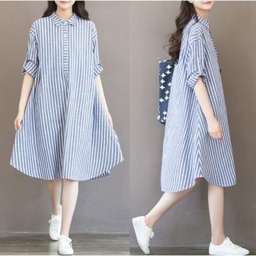 Maternity Dresses Long Sleeve Dress Striped Pregnancy Blouses Maternity Clothes For Pregnant Women Vestdios A99