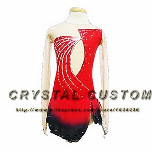 Girls Figure Skating Dresses For Competition Fashion New Brand Ice Skating Dresses Kids DR3458