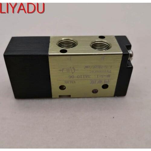Pneumatic Piloted Air Control valve 3A110-06 3A210-06/08 3A310-08/10 3 Port 2 position 1/8 1/4 bsp 3/8 1/2 3A410-15 3/2 Way NC