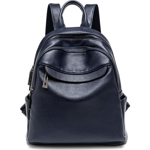 Fashion Backpack Female Leather Mochila High Quality Womens Backpack Designer Bags for Women Small Backpack Middle 2021 C1764