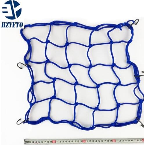 40cm *40cm Motorcycle accessories net bag luggage net Hooks Moto Bungee Cargo Net Helmet 2 pieces/lot HZYEYO P002