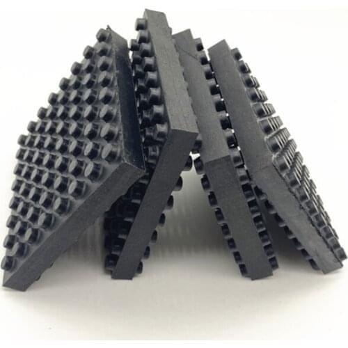 1pcs 470x230x18mm rubber mat mechanical insulation shock absorbers noise reduc granule black block anti-slip cushion gasket