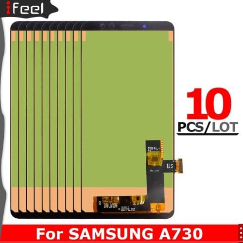 10Pcs 6.0'' For Samsung Galaxy A730 LCD Display Incell Touch Screen For Samsung A730 SM-A730F A730F/DS LCD Digitizer Assembly