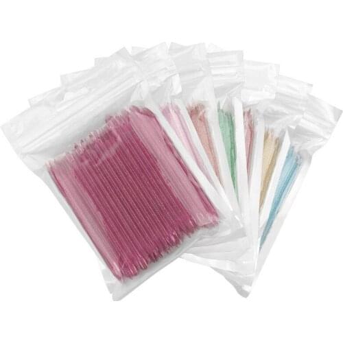 100Pcs Reusable Crystal Stick Double End Nail Art Cuticle Pusher Cuticle Remover Tool Pedicure Care Nails Manicures Tools