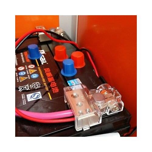 2pcs(- and +) Car Battery Terminal Clamp Copper alloy Connector With cover