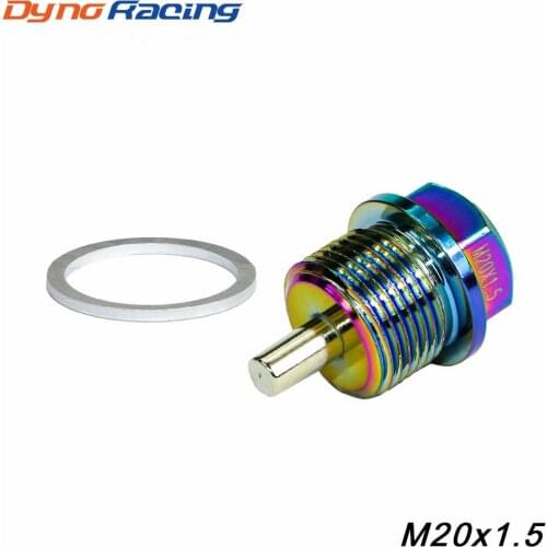 M20*1.5MM Aluminum Neo Chrome Magnetic Oil Drain Plug Oil Drain Bolt Oil Sump drain plug For All ehicles with 20x1.5 thread