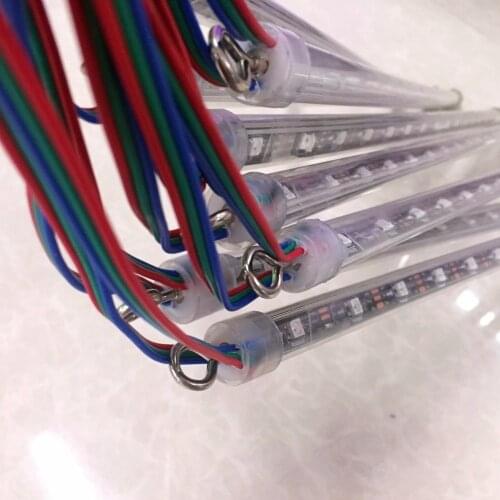 360 degree 0.5 meter long WS2812B digital meteor light;DC5V input;Dj,Disco,Bar meteor light