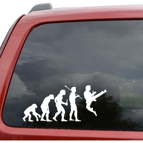 Evolution Karate Vinyl Decal Decor Sticker 15cm