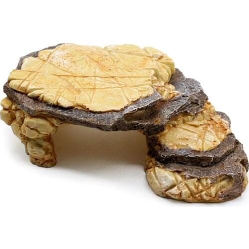 Reptile Resin Hides Cave Turtles Rock Hideout House Pet Hiding Spot Habitat Terrariums Landscaping for Lizard Snakes Frogs