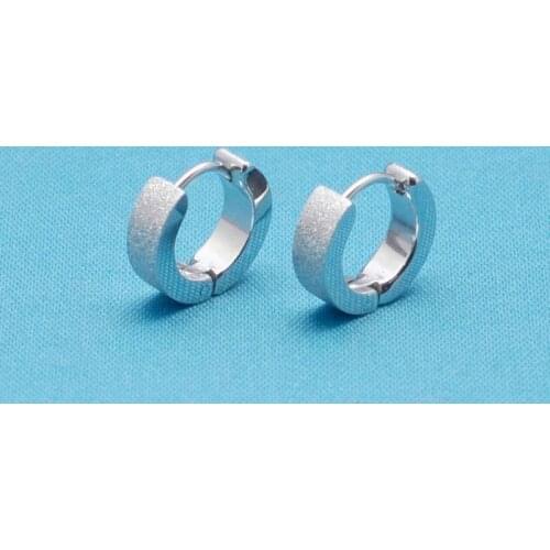 Full sand boys brief Men male fashion non-mainstream 316l titanium earrings 2102