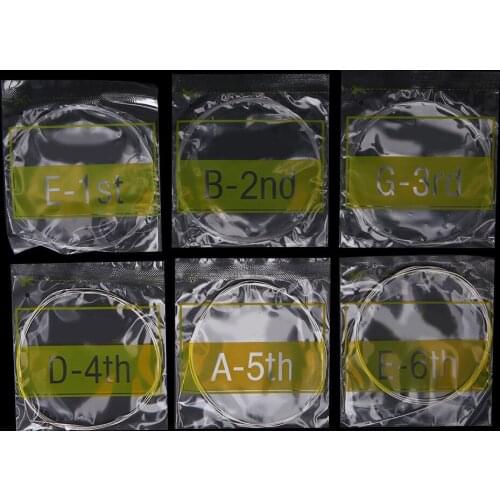 Y1UC Classical Guitar Strings Set 6-string Classic Guitar Clear Nylon Alice A108