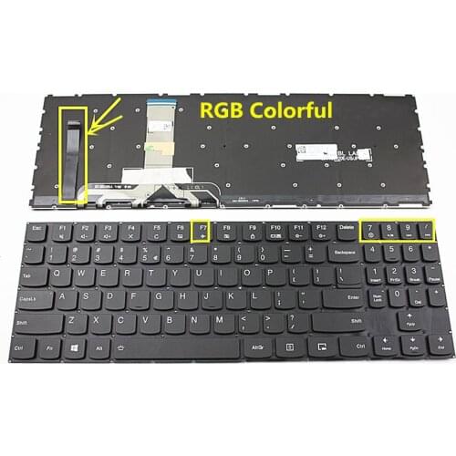 New Laptop US RGB Colorful Backlit Keyboard for Lenovo Legion Y7000 Y7000P Y520 Y530 Y540-15IRH Y545 Y720 R720 15IKBN Y730