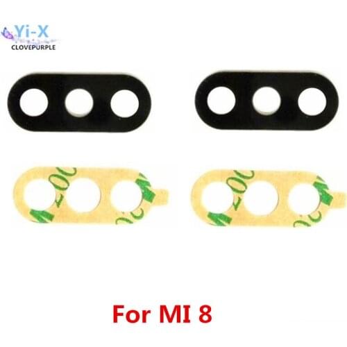 50pcs/lot Lens For Xiaomi 8 Rear Back Glass Camera Lens For Mi8 Mi 8