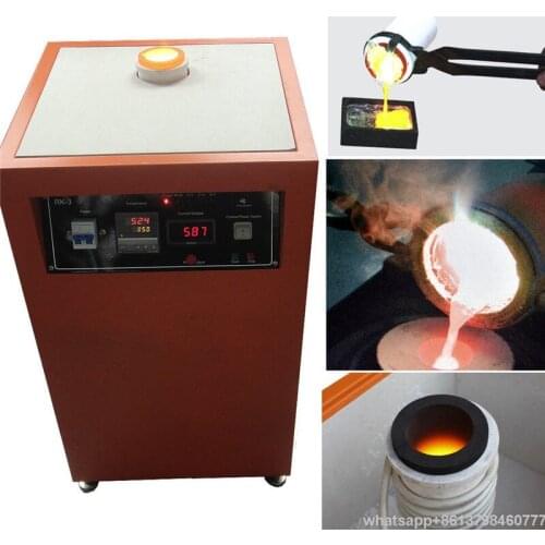 0.05-2 kgs Melting Machine with crucible for Melting gold silver brass copper etc with very fast melting speed