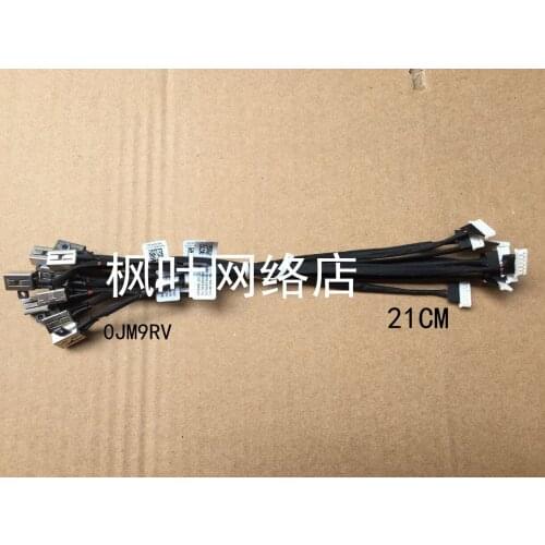DC Power Jack with cable For Dell Inspiron 14 7460 7472 7442 15 7560 7572 7772 laptop DC-IN Flex Cable 0JM9RV DC30100YE00