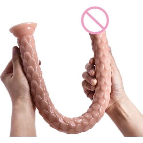 Realistic dildo Super long anal dildo butt plug sex toys for women adult erotic sex shop Lesbian Gay anal sex Vaginal stimulator