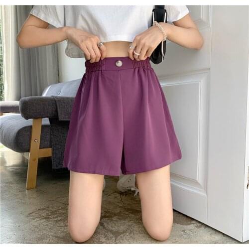Preppy Kawaii Harajuku Shorts Summer Women Loose Streetwear Japanese Thin Wide Leg Shorts Hip Hop Gothic Punk Lolita Shorts